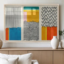 Canvas Print Wall Art Abstract Illustrs Art Boho, Framed