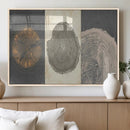 Boho Tree Ring Wall Art, Modern Minimalist Wood Grain by MyGreatCanvas | Canvas Wall Art Prints | Photo Prints & Wall Decor