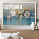 Abstract Flower Wall Art Canvas Print