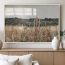 Abstract Wildflower Art Field Landscape Oil Painting Print,