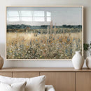 Wildflower Field Wall Art Canvas | Nature-Inspired Landscape