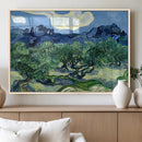 Olive Trees Van Gogh Wall Art Canvas Print
