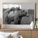 Bear and Cub Wall Art Canvas | 399 Bear Cub