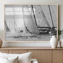 Yacht Sailboat Regatta Canvas Wall Art Canvas Print