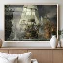 Pirate Ship War Wall Art Canvas Print by MyGreatCanvas | Canvas Wall Art Prints | Photo Prints & Wall Decor
