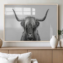 Farmhouse Longhorn Wall Art Canvas Print, Longhorn Texas by MyGreatCanvas | Canvas Wall Art Prints | Photo Prints & Wall Decor