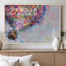 Don't Look Up Movie Canvas Wall Art - Vibrant Floating House