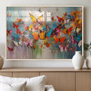 Abstract Butterfly Wall Art Canvas Print