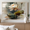 Lotus Flower Watercolor Canvas Print – A Symbol of Serenity by MyGreatCanvas | Canvas Wall Art Prints | Photo Prints & Wall Decor