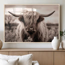 Scottish Cow Longhorn Wall Art Canvas Print by MyGreatCanvas | Canvas Wall Art Prints | Photo Prints & Wall Decor