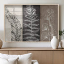 Minimalist Botanical Wall Art Canvas Print, Framed and Ready