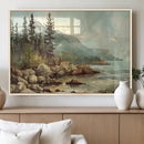 Abstract Acadia National Park Wall Art Canvas Print -