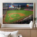 Angel Stadium Aerial Canvas Print – Los Angeles Angels