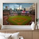 Busch Stadium Wall Art Print | St. Louis Cardinals Baseball by MyGreatCanvas | Canvas Wall Art Prints | Photo Prints & Wall Decor
