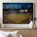 St. Louis Cardinals Baseball Team Print - Busch Stadium Wall by MyGreatCanvas | Canvas Wall Art Prints | Photo Prints & Wall Decor