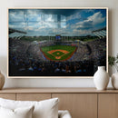 3-Panel Kauffman Stadium Wall Art Print | Large Kansas City
