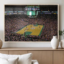 TD Garden Basketball Canvas Wall Art - Boston Celtics Live by MyGreatCanvas | Canvas Wall Art Prints | Photo Prints & Wall Decor