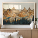 Rustic Wood Mountain Wall Art Print | Triptych Giclee Print by MyGreatCanvas | Canvas Wall Art Prints | Photo Prints & Wall Decor