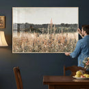Rustic Field Landscape Wall Art Print, Giclee Canvas Wall