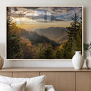 Sunrise Over the Smoky Mountains Canvas Wall Art – by MyGreatCanvas | Canvas Wall Art Prints | Photo Prints & Wall Decor
