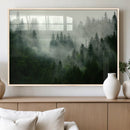 Misty Forest Wall Art – Tranquil Green Woodland Canvas by MyGreatCanvas | Canvas Wall Art Prints | Photo Prints & Wall Decor