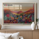 Framed Yayoi Kusama 1986 Wall Art Print – Japanese Wall Art