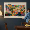 Framed Yayoi Kusama 1986 Wall Art Print – Japanese Wall Art