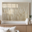 Grass Wall Art Print - Elegant Neutral Decor for Living