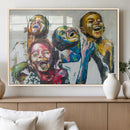 Shai Yossef Style Canvas Art - Joyful African Black Kids by MyGreatCanvas | Canvas Wall Art Prints | Photo Prints & Wall Decor