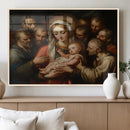 Religious Canvas Wall Art Print - Madonna and Child with by MyGreatCanvas | Canvas Wall Art Prints | Photo Prints & Wall Decor