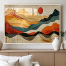 Mid Century Wall Art Print - Abstract Woodland Print - by MyGreatCanvas | Canvas Wall Art Prints | Photo Prints & Wall Decor