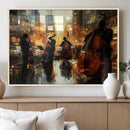 Jazz Wall Art Canvas Print – Colorful Musical Instrument
