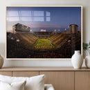 Iowa Hawkeyes Kinnick Stadium Wall Art Canvas Print, Framed