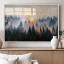 Abstract Forest Wall Art - Serene Nature Canvas Print with by MyGreatCanvas | Canvas Wall Art Prints | Photo Prints & Wall Decor