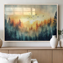 Abstract Forest Wall Art Print- Serene Nature Canvas Print by MyGreatCanvas | Canvas Wall Art Prints | Photo Prints & Wall Decor