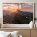 Mountain Sunrise Wall Art – Framed Alpine Ridge Canvas by MyGreatCanvas | Canvas Wall Art Prints | Photo Prints & Wall Decor