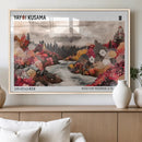 Yayoi Kusama Wall Art Canvas Print – Framed Large Abstract