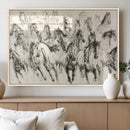 Abstract Horse Wall Art Canvas Print – Framed Horse Sketch by MyGreatCanvas | Canvas Wall Art Prints | Photo Prints & Wall Decor