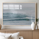 Ocean Waves Wall Art Canvas Print – Framed Surfer Lineup by MyGreatCanvas | Canvas Wall Art Prints | Photo Prints & Wall Decor