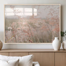 Pastel Grasses Wall Art Canvas Print – Framed Soft Meadow