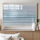 Ocean Wave Surfer Wall Art – Framed Minimal Seascape Canvas by MyGreatCanvas | Canvas Wall Art Prints | Photo Prints & Wall Decor