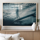 Underwater Surf Wall Art – Framed Ocean Wave Canvas Artwork, by MyGreatCanvas | Canvas Wall Art Prints | Photo Prints & Wall Decor