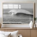 Monochrome Seascape Wall Art Canvas Print – Framed Surf Wave by MyGreatCanvas | Canvas Wall Art Prints | Photo Prints & Wall Decor