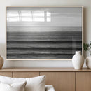 Monochrome Ocean Wall Art Canvas Print – Framed Moody Ocean by MyGreatCanvas | Canvas Wall Art Prints | Photo Prints & Wall Decor