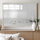 Monochrome Swimming Wall Art Canvas Print – Framed Ocean by MyGreatCanvas | Canvas Wall Art Prints | Photo Prints & Wall Decor