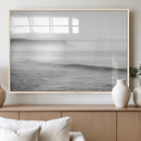 Black and White Seascape Wall Art Canvas Print – Framed by MyGreatCanvas | Canvas Wall Art Prints | Photo Prints & Wall Decor