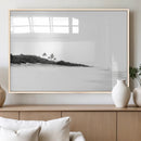 Black White Beach Wall Art Canvas Print – Framed Palm Trees by MyGreatCanvas | Canvas Wall Art Prints | Photo Prints & Wall Decor