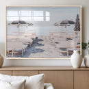 Minimalist Beach Wall Art Canvas Print – Framed Pastel Sand by MyGreatCanvas | Canvas Wall Art Prints | Photo Prints & Wall Decor