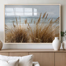 Beach Grass Wall Art – Framed Coastal Dunes Canvas Artwork, by MyGreatCanvas | Canvas Wall Art Prints | Photo Prints & Wall Decor