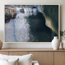 Ocean Wave Wall Art – Aerial Coastal View Canvas Artwork, by MyGreatCanvas | Canvas Wall Art Prints | Photo Prints & Wall Decor
